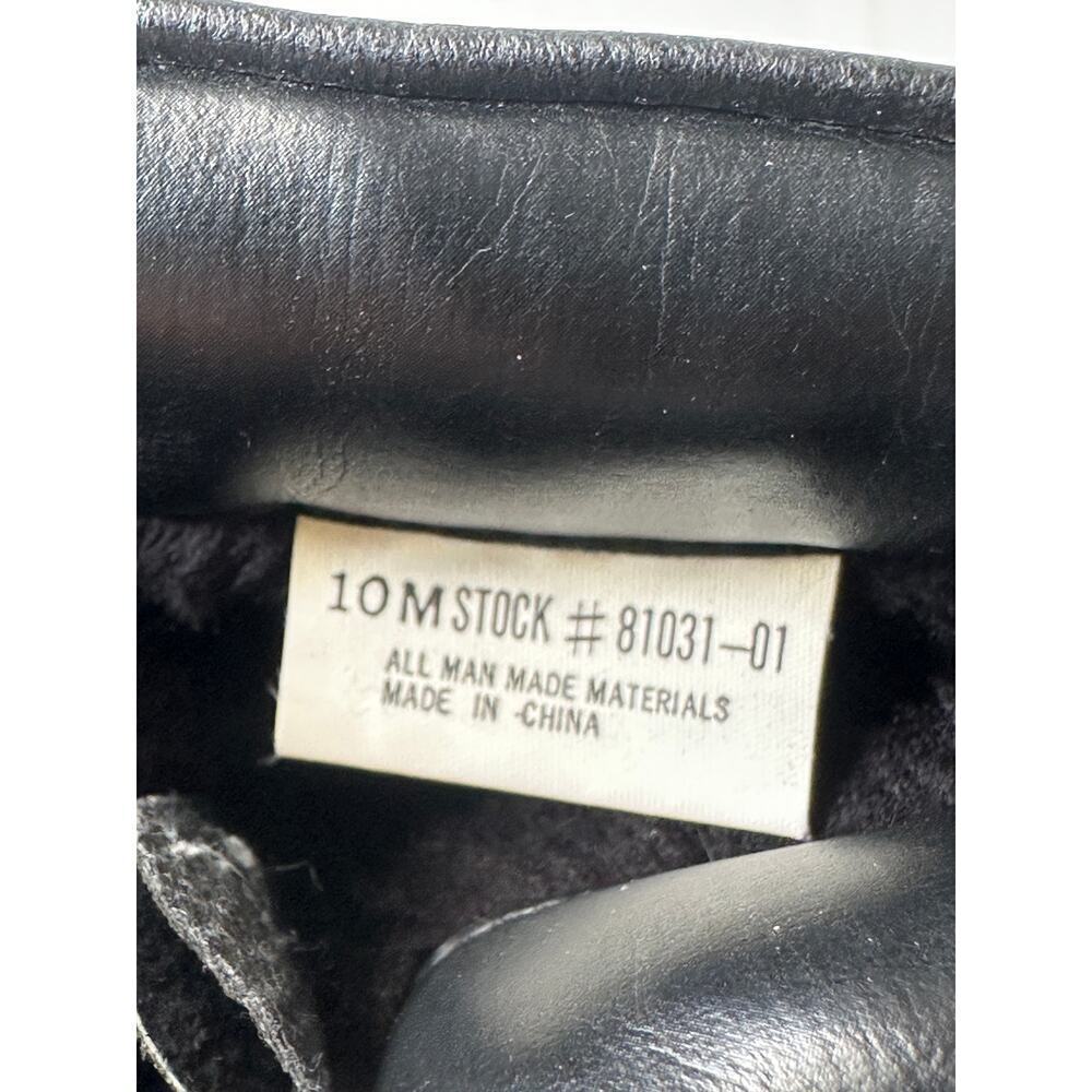 Nunn Bush Size 10 Men Black Pull On Ankle Moto Biker Boot Bootie Outdoor Matrix - Picture 8 of 14